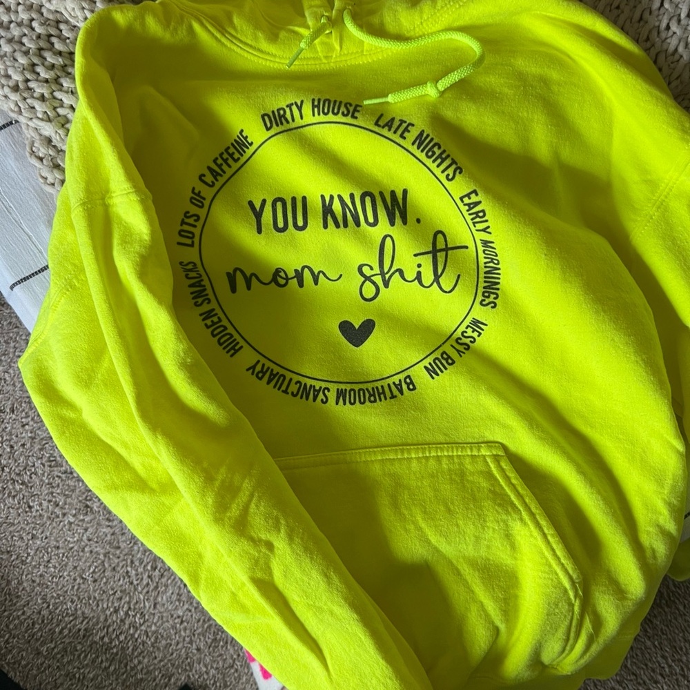 Gildan Neon Yellow Hoodie